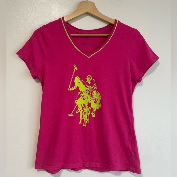 U.S. Polo Assn V-Neck Logo T-Shirt - Picture 4 of 8